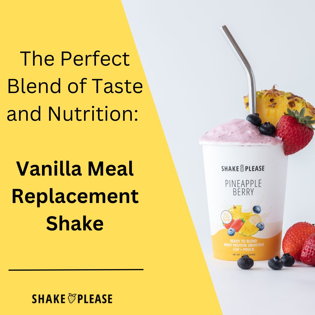 The Perfect Blend of Taste and Nutrition: Vanilla Meal Replacement Sha ...