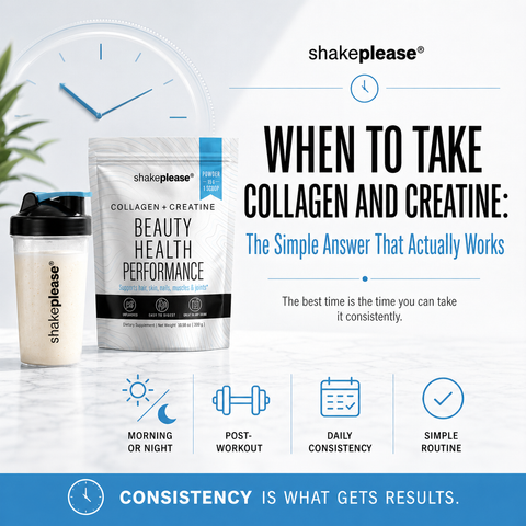 When to Take Collagen and Creatine