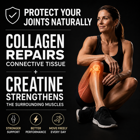 Collagen Peptides + Creatine Powder – Unflavored