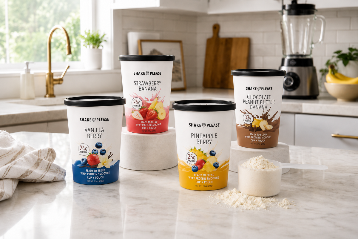 ShakePlease High Protein Frozen Smoothie Box, 8 Cups